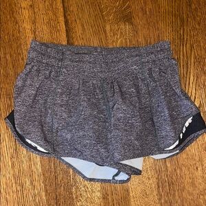 Lululemon Athletica Gray Athletic Shorts 2.5 in hotty hot